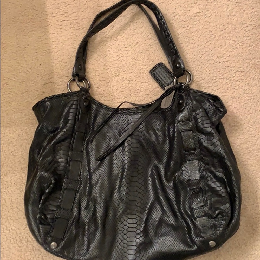 Large Coach leather bag like new